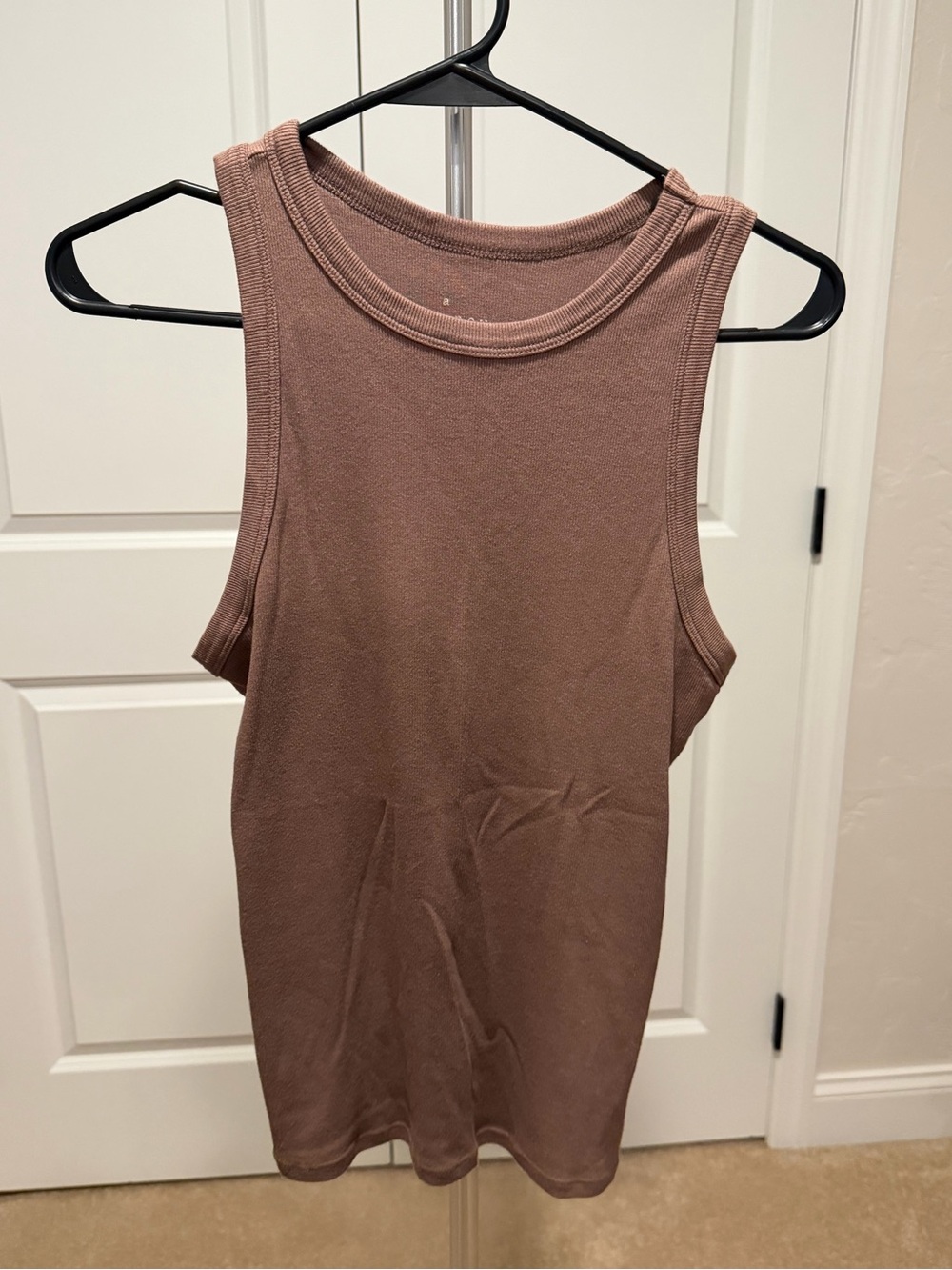 a new day brownish Ribbed Tank